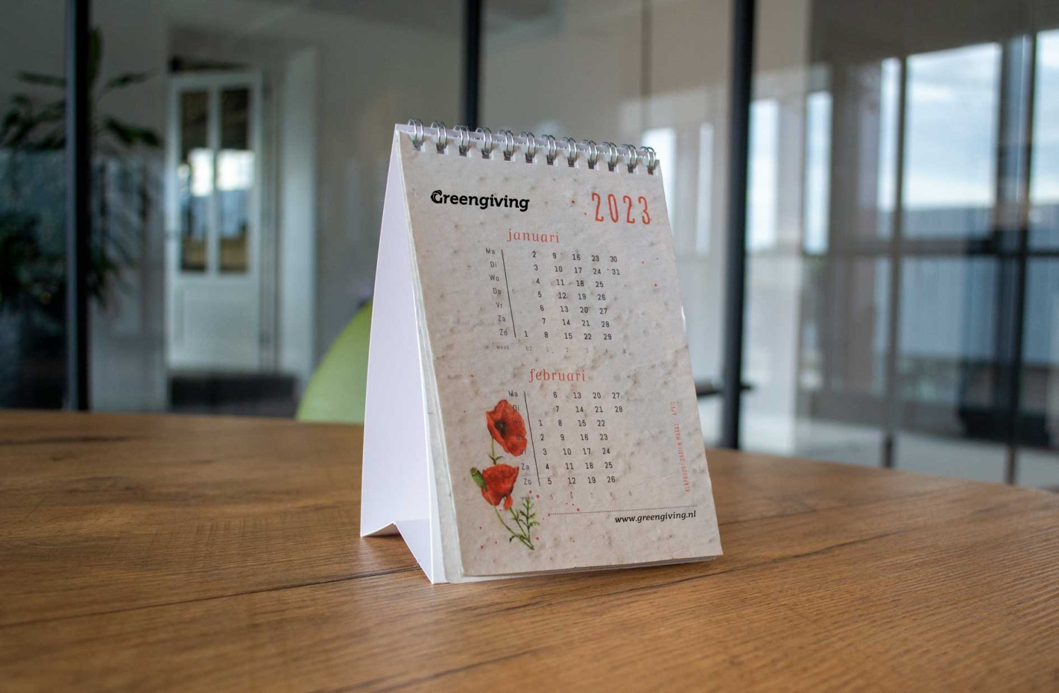 Kalender 2023 groeipapier - Greengiving.nl