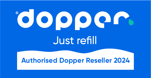 Logo Dopper Authorised Reseller voor bedrukte Doppers