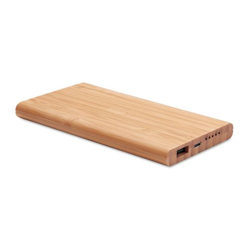 Bamboe powerbank XL - Afbeelding 2