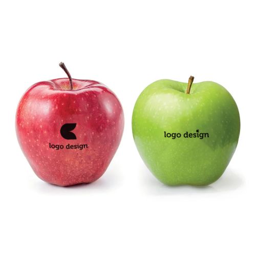 Appel met logo - Afbeelding 1