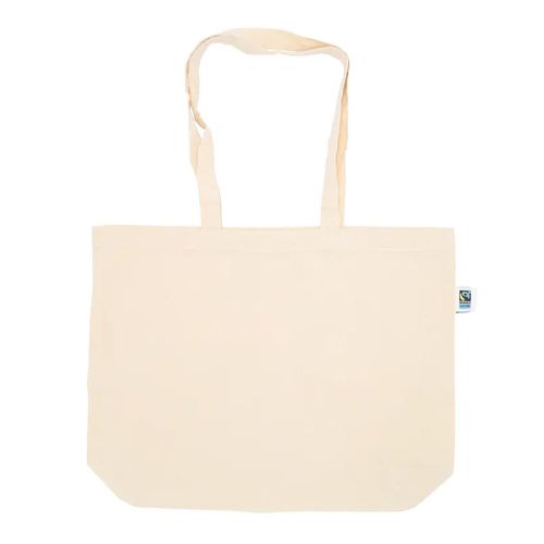 Shopper ecru XL | Fairtrade - Afbeelding 2